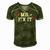 Mr Fix It Fathers Day Hand Tools Papa Daddy Men's Short Sleeve V-neck 3D Print Retro Tshirt Green