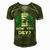Nigeria Pidgin How You Dey Quote Nigerian Flag Nigeria Men's Short Sleeve V-neck 3D Print Retro Tshirt Green