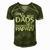 Only The Best Dads Get Promoted To Papaw Gift Men's Short Sleeve V-neck 3D Print Retro Tshirt Green