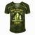 Only The Best Fathers Get Promoted To Zaidy Men's Short Sleeve V-neck 3D Print Retro Tshirt Green
