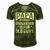 Papa Because Grandfather Fathers Day Dad Men's Short Sleeve V-neck 3D Print Retro Tshirt Green