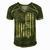 Papa Dad Bruh Fathers Day 4Th Of July Us Vintage Gift 2022 Men's Short Sleeve V-neck 3D Print Retro Tshirt Green