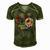Patriotic Medical Assistant Sunflower 4Th Of July Usa Flag Men's Short Sleeve V-neck 3D Print Retro Tshirt Green