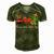 Peace Love Cinco De Mayo Funny Men's Short Sleeve V-neck 3D Print Retro Tshirt Green
