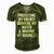 Protecting My Energy Drinking My Water & Minding My Business Men's Short Sleeve V-neck 3D Print Retro Tshirt Green