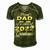 Proud Dad Of Class Of 2022 Senior Graduate Dad Men's Short Sleeve V-neck 3D Print Retro Tshirt Green