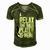 Relax The Bass Player Is Herebass Player Funny Gift Bass Guitar Men's Short Sleeve V-neck 3D Print Retro Tshirt Green