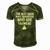 The Best Dads Have Daughters Who Are Farmers Men's Short Sleeve V-neck 3D Print Retro Tshirt Green