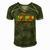 The Dadalorian Funny Like A Dad Just Way Cooler Fathers Day Men's Short Sleeve V-neck 3D Print Retro Tshirt Green