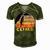 Vintage Retro Rock Climber 174 Shirt Men's Short Sleeve V-neck 3D Print Retro Tshirt Green