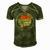 Vintage What An Awesome Bonus Dad Look Like Fathers Day Men's Short Sleeve V-neck 3D Print Retro Tshirt Green