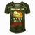 Wake Me Up When Its Christmas 819 Shirt Men's Short Sleeve V-neck 3D Print Retro Tshirt Green