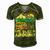 We Sleep Funny Camping Men's Short Sleeve V-neck 3D Print Retro Tshirt Green