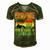 Weekend Forecast Camping With A Chance 19 Shirt Men's Short Sleeve V-neck 3D Print Retro Tshirt Green