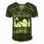 Weekend Forecast Camping With A Good 17 Shirt Men's Short Sleeve V-neck 3D Print Retro Tshirt Green