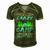 You Dont Have To Be Crazy To Camp Funny Camping T Shirt Men's Short Sleeve V-neck 3D Print Retro Tshirt Green