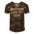 Awesome Like My Sons Mom Dad Cool Funny Men's Short Sleeve V-neck 3D Print Retro Tshirt Brown