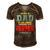 Being A Dad Is An Honor Being A Pawpaw Is Priceless Vintage Men's Short Sleeve V-neck 3D Print Retro Tshirt Brown