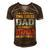 Best Dad And Stepdad Cute Fathers Day Gift From Wife V3 Men's Short Sleeve V-neck 3D Print Retro Tshirt Brown