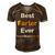 Best Farter Ever Oops I Meant Father Fathers Day Men's Short Sleeve V-neck 3D Print Retro Tshirt Brown