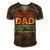 Father Grandpa I Have Two Titles Dad And Step Dad Vintage Fathers Day 67 Family Dad Men's Short Sleeve V-neck 3D Print Retro Tshirt Brown