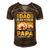 Father Grandpa Vintage Being A Dad Is An Honor Being A Papa Is Priceless Father Day 189 Family Dad Men's Short Sleeve V-neck 3D Print Retro Tshirt Brown