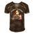 Father Of Nightmares Essential Men's Short Sleeve V-neck 3D Print Retro Tshirt Brown