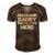 Fathers Day Gift From Wife Husband Daddy Protector Hero Men's Short Sleeve V-neck 3D Print Retro Tshirt Brown