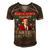 Funny Joe Biden Happy Easter Ugly Christmas Men's Short Sleeve V-neck 3D Print Retro Tshirt Brown