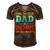 I Have Two Titles Dad And Pops And Rock Both For Grandpa Men's Short Sleeve V-neck 3D Print Retro Tshirt Brown