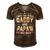 I Have Two Titles Daddy And Papaw I Rock Them Both Men's Short Sleeve V-neck 3D Print Retro Tshirt Brown