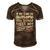 If You Think Im Awesome You Should Meet My Father-In-Law Men's Short Sleeve V-neck 3D Print Retro Tshirt Brown