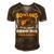 Its All About Drinking Beer And Scoring 178 Bowling Bowler Men's Short Sleeve V-neck 3D Print Retro Tshirt Brown