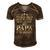 Ive Been Called A Lot Of Names In My Lifetime But Papa Is My Favorite Popular Gift Men's Short Sleeve V-neck 3D Print Retro Tshirt Brown
