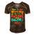 Kids This Is My Working In The Garage With Daddy Mechanic Men's Short Sleeve V-neck 3D Print Retro Tshirt Brown