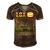 Lox Nutrition Facts Funny Christmas 12 Shirt Men's Short Sleeve V-neck 3D Print Retro Tshirt Brown