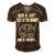 Mark M Cant Text At The Moment Hes Busy Men's Short Sleeve V-neck 3D Print Retro Tshirt Brown