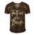 Matching Bridal Party For Family Father Of The Bride Men's Short Sleeve V-neck 3D Print Retro Tshirt Brown