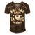 Mens Awesome Dads Have Tattoos And Beards Tattooist Lover Gift V2 Men's Short Sleeve V-neck 3D Print Retro Tshirt Brown