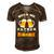 Mens Beer Me Im The Father Of The Bride Men's Short Sleeve V-neck 3D Print Retro Tshirt Brown