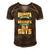 Mens Bumpa Because Grandpa Is For Old Guys Fathers Day Gifts Men's Short Sleeve V-neck 3D Print Retro Tshirt Brown