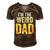 Mens Having A Weird Dad Builds Character Im The Weird Dad Men's Short Sleeve V-neck 3D Print Retro Tshirt Brown