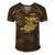Mens Mens Husband Daddy Protector Heart Camoflage Fathers Day Men's Short Sleeve V-neck 3D Print Retro Tshirt Brown