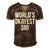 Mens Okayest Dad T Shirt Funny Sarcastic Novelty For Husband Fathers Day 160 Trending Shirt Men's Short Sleeve V-neck 3D Print Retro Tshirt Brown