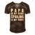 Mens Papa Is My Name Spoiling Is My Game Funny Fathers Day Men's Short Sleeve V-neck 3D Print Retro Tshirt Brown
