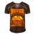 Motorcycle Grandpa Biker S Funny 499 Shirt Men's Short Sleeve V-neck 3D Print Retro Tshirt Brown