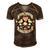 Motorcycle Saying Driver Beard 479 Shirt Men's Short Sleeve V-neck 3D Print Retro Tshirt Brown