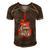 My Guitar Is Calling And I Must Go 525 Trending Shirt Men's Short Sleeve V-neck 3D Print Retro Tshirt Brown