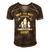 Only The Best Fathers Get Promoted To Zaidy Men's Short Sleeve V-neck 3D Print Retro Tshirt Brown