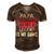 Papa Is My Name Being A Legeng Is My Game Papa T-Shirt Fathers Day Gift Men's Short Sleeve V-neck 3D Print Retro Tshirt Brown